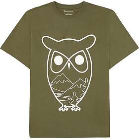 Knowledge Cotton Apparel Regenerative Organic Front Print T-shirt (Unisex)