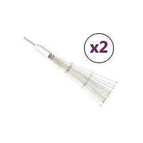 vidaXL Udendørsbelysning Fyrværkeri 2 stk Blå 20 cm 280 LED