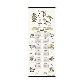 Almedahls Kalender Skovvandring 2026 35 x 90 cm