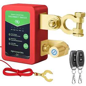DkevEu Interrupteur de déconnexion de batterie télécommandé sans fil 12V 240A