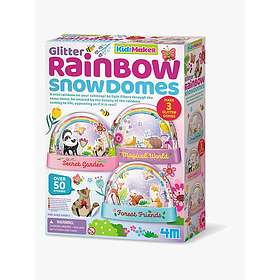 4M KidzMaker DIY Rainbow Snow Globe 00-04795