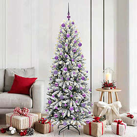 vidaXL Konstgjort Träd Vit 180cm