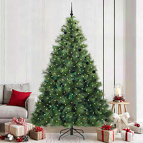 vidaXL Artificial Tree Green 240cm 300 LEDs