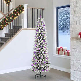 vidaXL Artificial Tree Green and White 240cm