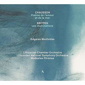 Edgaras Montvidas, Lithuanian National Symphony Orchestra, Lithuanian Chamber Orchestra, Modestas Pitrenas Chausson, Britten & SaintSaens CD