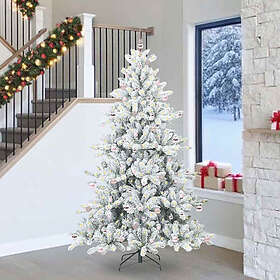 vidaXL Artificial Tree Hinged 240cm 300 LEDs