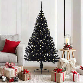 vidaXL Arbre de Noël Artificiel Noir 150cm