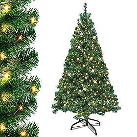 Hengmei Konstgjord Gran Grön 210cm 350 LEDs