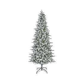 Lumineo Julgran Grön Vit 180cm