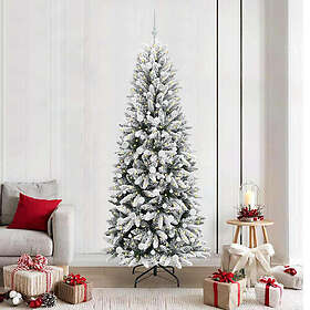 vidaXL Artificial Tree White 210cm