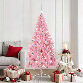 vidaXL Artificial Tree Rosa 180cm 300 LEDs