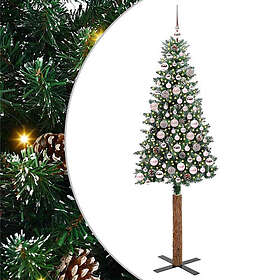 vidaXL Artificial Tree Green and White 180cm