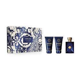 Versace Dylan Blue Pour Homme Gavesæt EdT 50ml + Shower Gel 50ml + After Shave Balm 50ml
