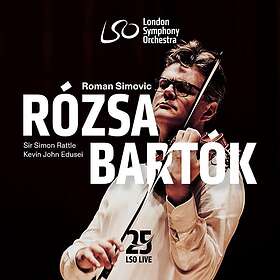 Roman Simovic, Simon Rattle, Kevin John Edusei, London Symphony Orchestra Rózsa & Bartók: Violin Concertos CD