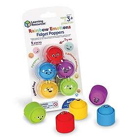 Learning Resources Rainbow Emotion Fidget Poppers 5 Pack 5-pack
