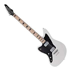 G4matic G4M 638 Gaucher Baritone VI Guitare Électrique Blanc