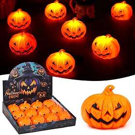 JEDWKFA nanguadeng Halloween Pumpa Värmeljus 12pcs
