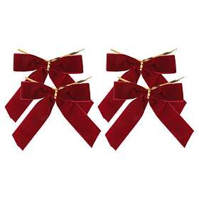 Clas Ohlson Velvet Rosettes Joulukoriste 4-pack