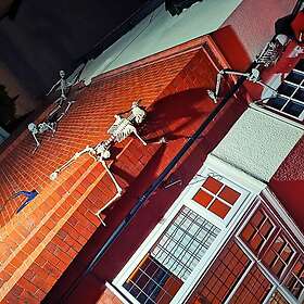 Samuel Alexander SA-SKELLY5_4P Halloween LED Skeleton Decoration 150cm 4pcs