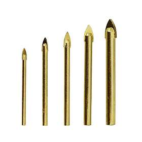 AWTOOLS AW42710 Lasi- ja keraamisten laattojen poranteräsarja 5kpl