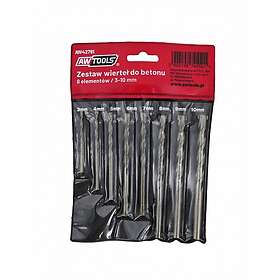 AWTOOLS AW42791 TCT Metallborr Sett 3-10mm 8st