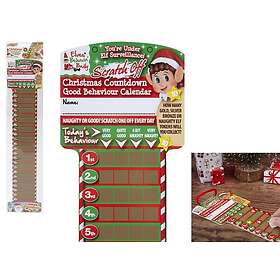 Elves Behavin' Badley Skrapelodd Nedtelling Julekalender