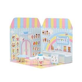 Comansi Cinnamoroll Ice Cream Parlour Playset 40+ autocollants et figurine de 6 