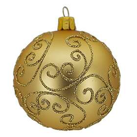 ORNEX Boules de Noël en verre 8cm 6-pack