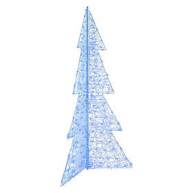 vidaXL Artificial Tree Blue 180cm 240 LEDs