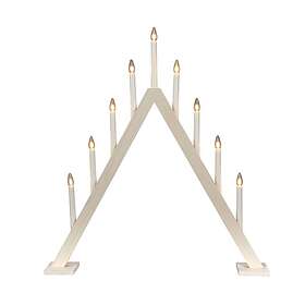 Konstsmide 3940-900 Adventsljusstake i trä 9 lampor