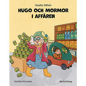 Hugo och mormor i affären