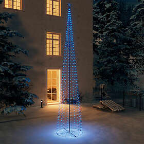 vidaXL Arbre de Noël Bleu 160x500cm 752 LEDs