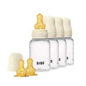 Bibs Nappflaska Rund Latex 150ml 4-pack