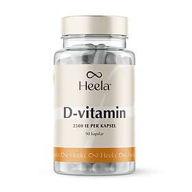 Heela D-vitamin 2500 IE 90 Kapslar