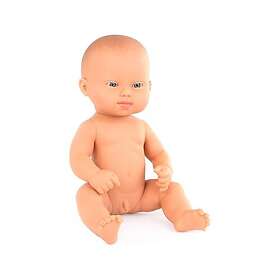 Miniland Kaukasisk babydocka med Downs syndrom 32cm 33105