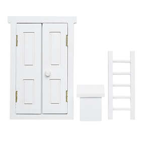 Panduro Hobby Dubbelälvdörr med Brevlåda och Stege