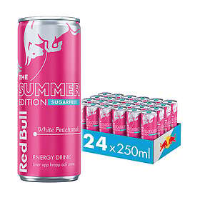 Red Bull Summer Edition White Peach Tölkki 250ml 24-pack
