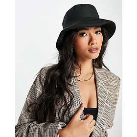 TOPSHOP Svart Vadderad Återvunnen Hatt