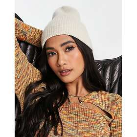 TOPSHOP Ribbstickad mössa med borstad finish