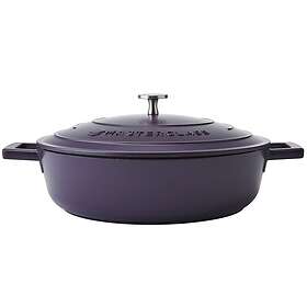 MasterClass Oval Cast Iron Dutch Oven with Lid 4l