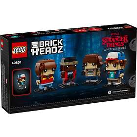 LEGO BrickHeadZ 40801 Mike, Dustin, Lucas et Will . Figurines Stranger Things