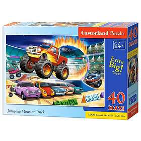 Castorland Jumping Monster Truck 40 Maxi Pieces