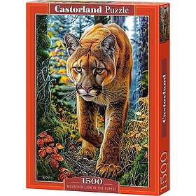 Castorland Bergslejon i skogen 1500 Bitar