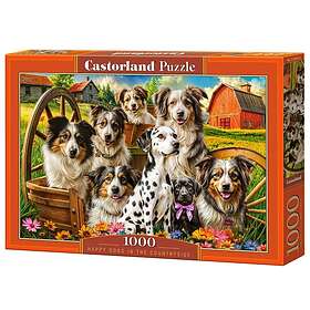 Castorland Glada hundar på landsbygden 1000 Bitar