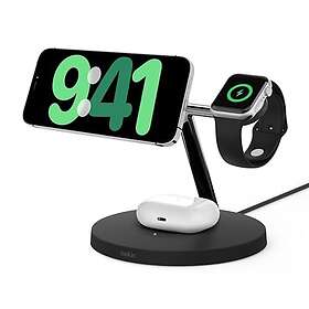 Belkin BoostCharge Pro 3-in-1 Wireless Charger Qi2 15W WIZ009myBK-V2