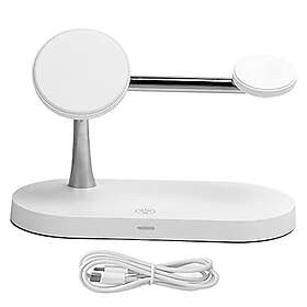 ciciglow 5-i-1 Trådlös Laddstation 3-nivå Justerbart Ljus Trådlöst Laddningsställ Vit 4qowrk0bs22304-12