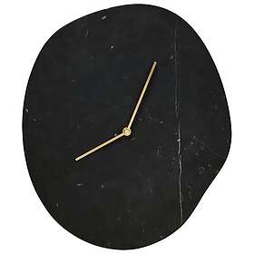 Ferm Living Melt Väggklocka Svart Marmor 28x33cm