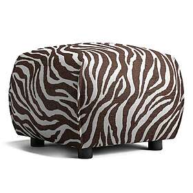 Decotique Le Petite Puff Zebra Brun Vit