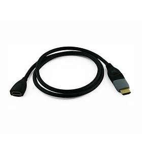 Cablesson Ivuna Flex HDMI - HDMI High Speed with Ethernet M-F (swivel) 1m