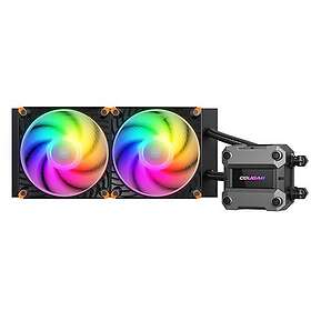 Cougar Poseidon Ultra 240 (2x120mm) ARGB Svart